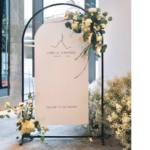 Outdoor wedding arches, hot-selling wedding arches, iron arch frames, wedding arch supports, floral arches, high mountain flowing water style arch frames, wedding celebration arch supports