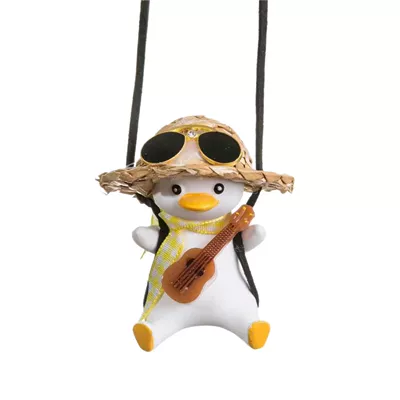 Car hanging — Wholesale Car Hanging Ornaments Swing - straw-hat-scarf-guitar-sunglasses-duck