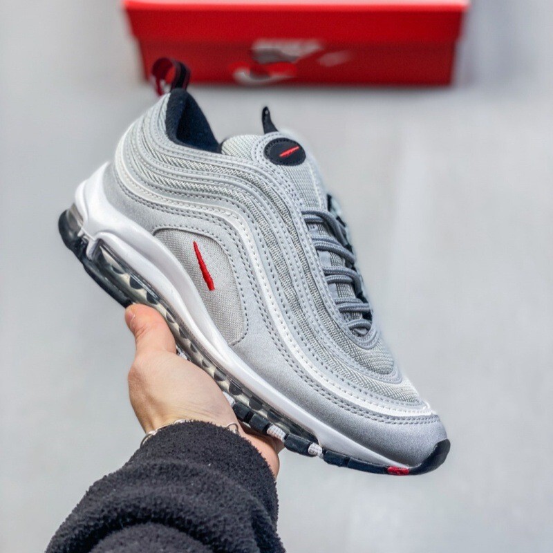 Putian Air Max 97 Breathable Fabric Non-Slip Wear-Resistant Air Cushion Shoes Low-Top Men's and Women's Casual Running Sneakers Putian Air Max 97 Breathable Fabric Non-Slip Wear-Resistant Air Cushion Shoes Low-Top Men's and Women's Casual Running Sneakers