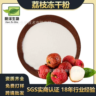 荔枝冻干粉Dried lychee powder荔枝冻干粉可跨境小包装冷冻干燥