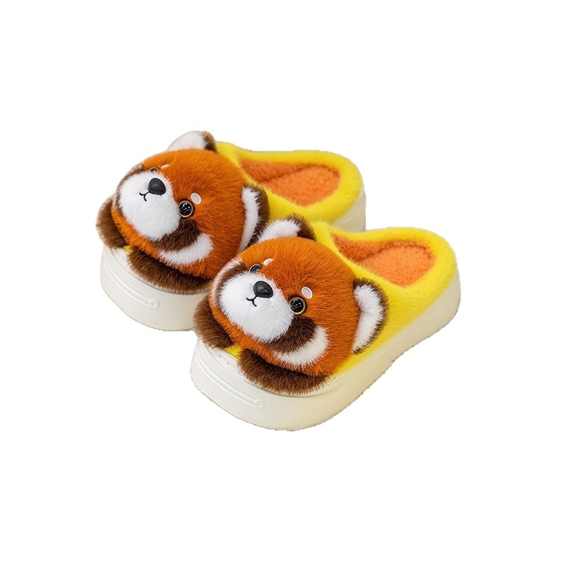 Zapatillas de algodón de animales lindas transfronterizas zapatillas de algodón de invierno para mujeres zapatos de calentamiento de peluche zapatos de algodón domésticos interiores zapatos de piso prácticos image 5