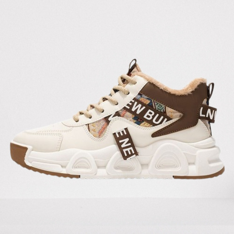 2025 new autumn fleece men‘s shoes all-matching men‘s daily running sports comfortable fashion shoes leisure warm men‘s shoes