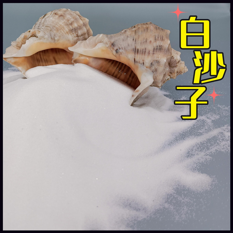 厂家供应儿童游乐场白沙子  沙画沙 装饰造景白沙子 雪花白