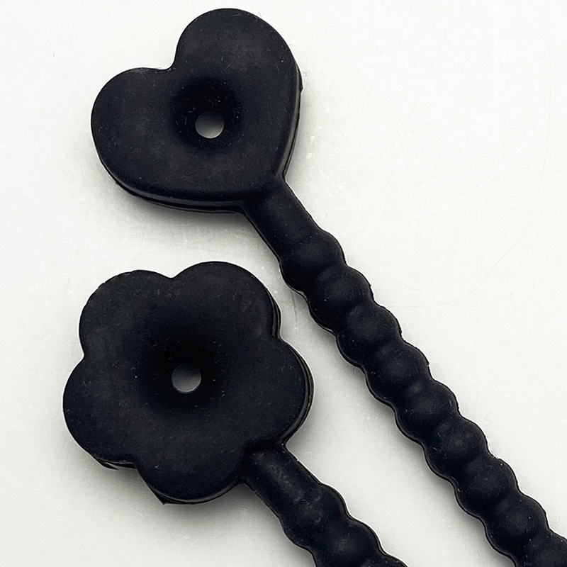 Fabricante de 210mm de plástico de silicona de alambre de corbata hebilla suelta corbata al por mayor hecha a mano diy corbata accesorios de la joyería