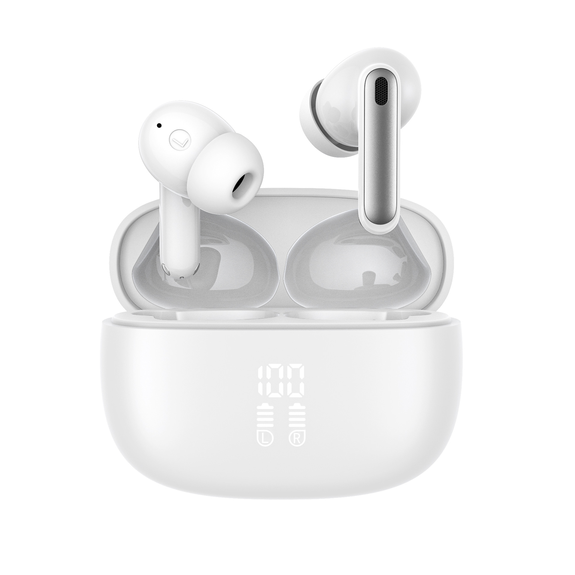 Auriculares Bluetooth Y90 de Triple Marca con Doble Alimentación y Reducción de Ruido 5.4, Modelo Privado Inalámbrico con Pantalla Digital Interna, para Juegos, Transfronterizos, Amazon