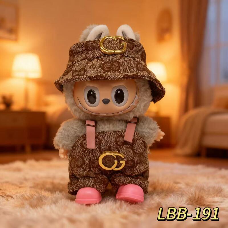 一二三代拉布布服装衣服套装搪胶玩偶labubu潮流娃衣装饰配件大牌|undefined