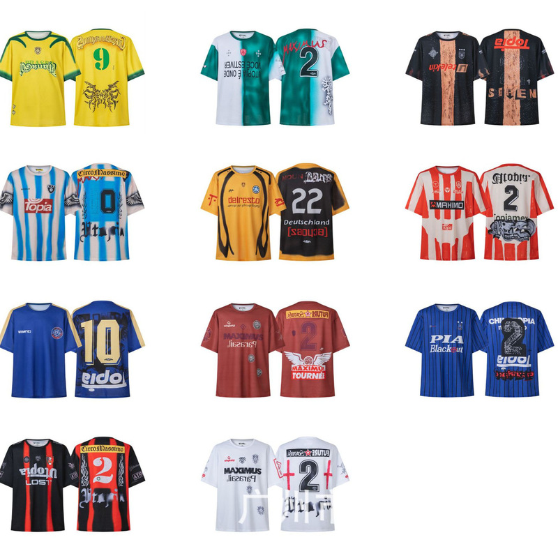 American Style Trendy Travis Scott Cactus Jack Letter Print Loose Casual Mesh Short Sleeve T-Shirt