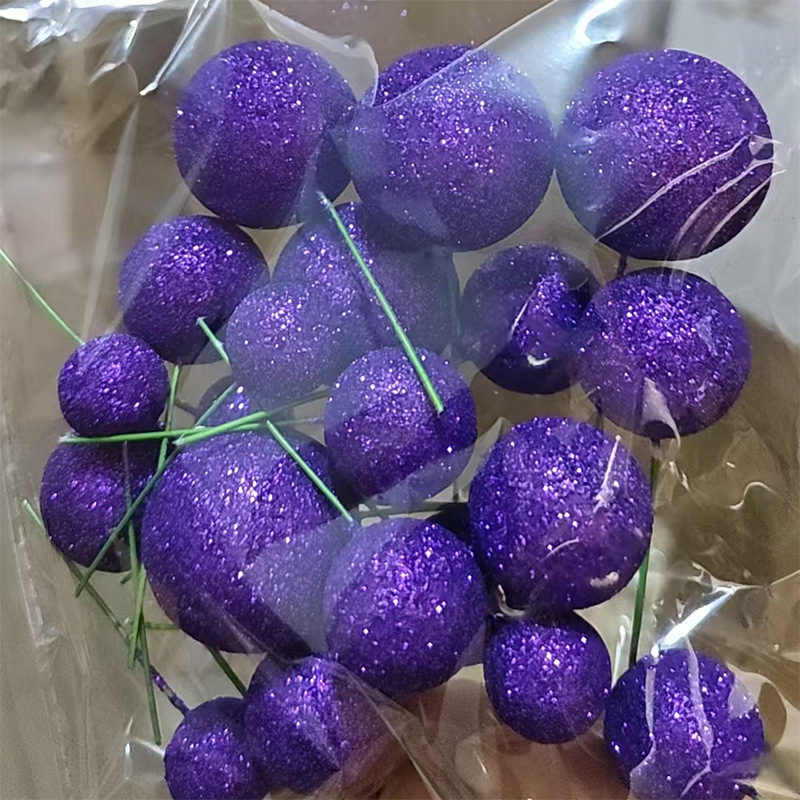 Adornos en Forma de Esfera para Pastel, Espuma, Decorativo, para Fiesta de Cumpleaños