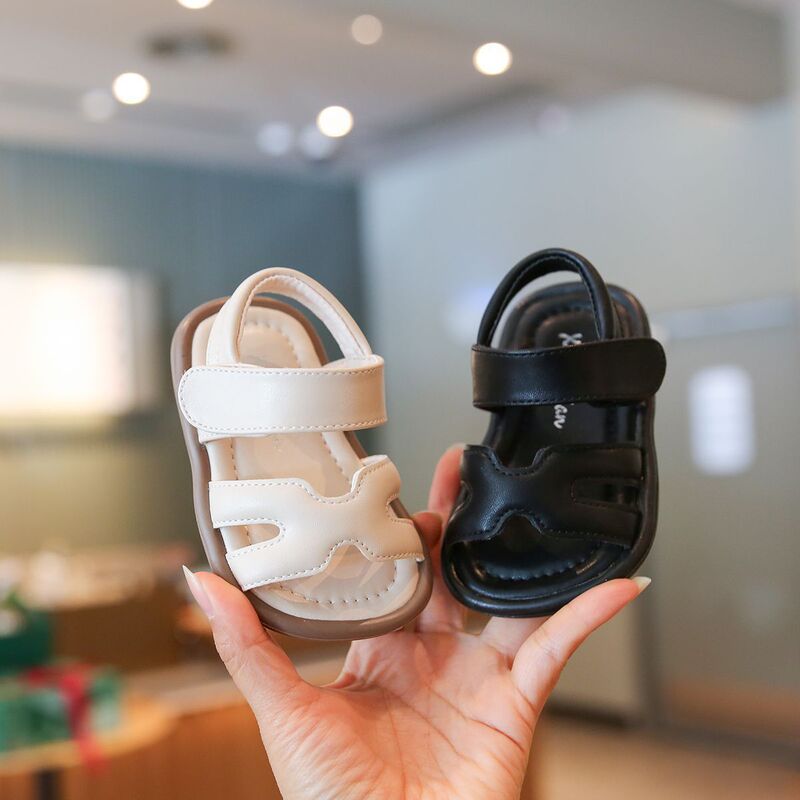Baby Sandals 1 to 3 Years Old Summer New Non-Slip Kidsren's Shoes Toddler Shoes Boys and Girls Shoes Soft Bottom Kidsren's Sandals