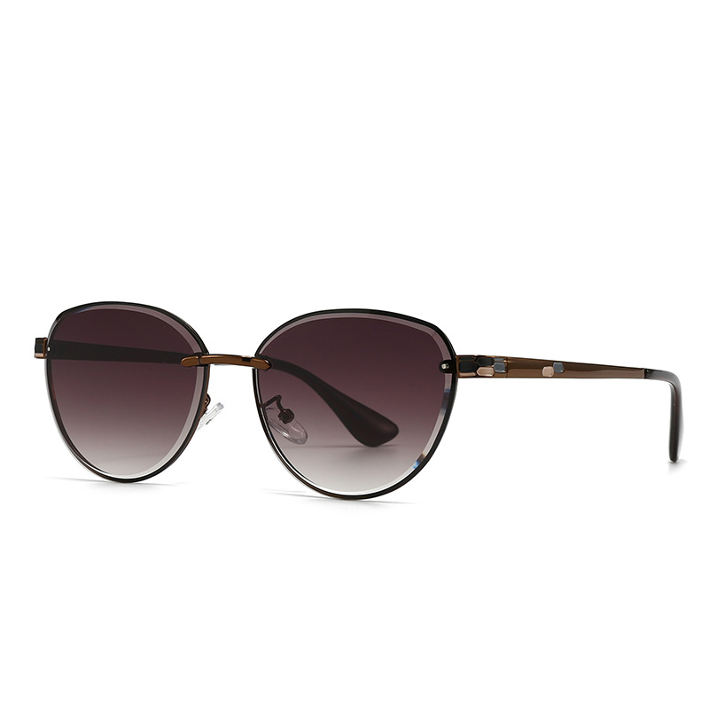 European and American Modern Retro Narrow Sunglasses High-End Women's Ins Style Sunglasses Versatile Trendyy Sunglasses 2506_voghion.com