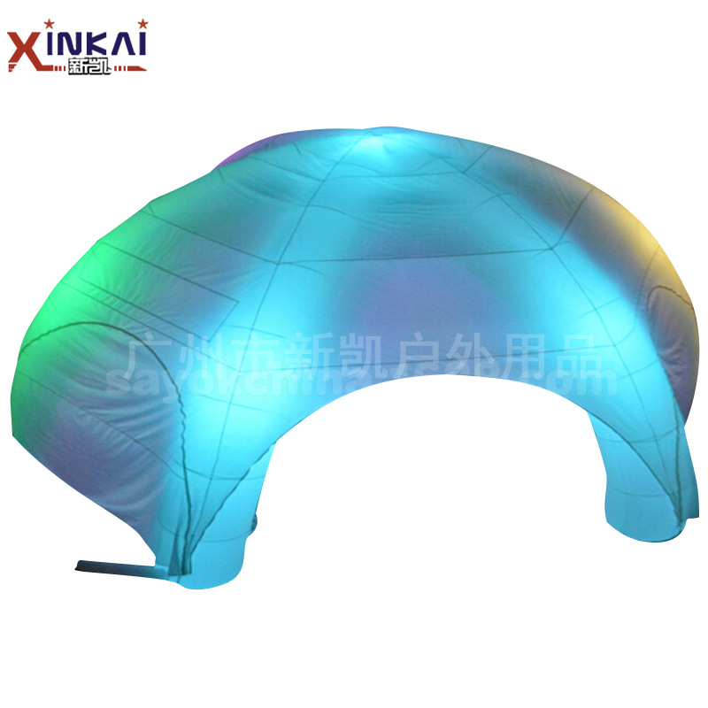 工厂户外帐篷移动充气展销蜘蛛帐篷多功能会议帐篷可折叠六角帐篷