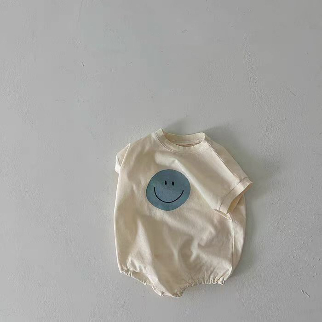 Versión coreana del mamelito de cara sonriente para hombres y mujeres, color de verano, casual, versátil, fácil de usar y quitar, mamelito triangular de una pieza