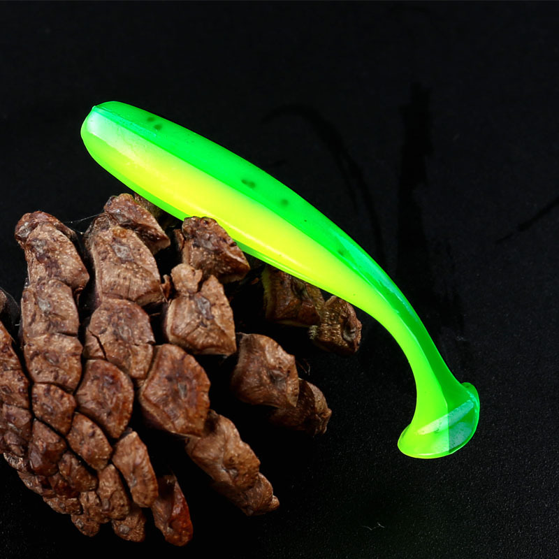 Soft Paddle Tail Fishing Lures Soft Plastic Baits Fresh Water Bass Swimbait Tackle Gear