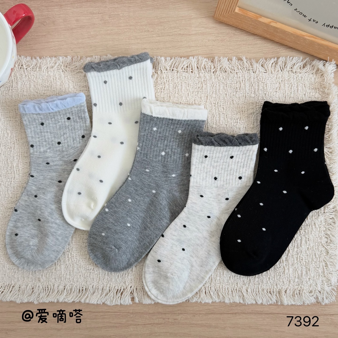 Aidida Children's Socks For Girls, 2026 Autumn Collection, Lace Trim,...