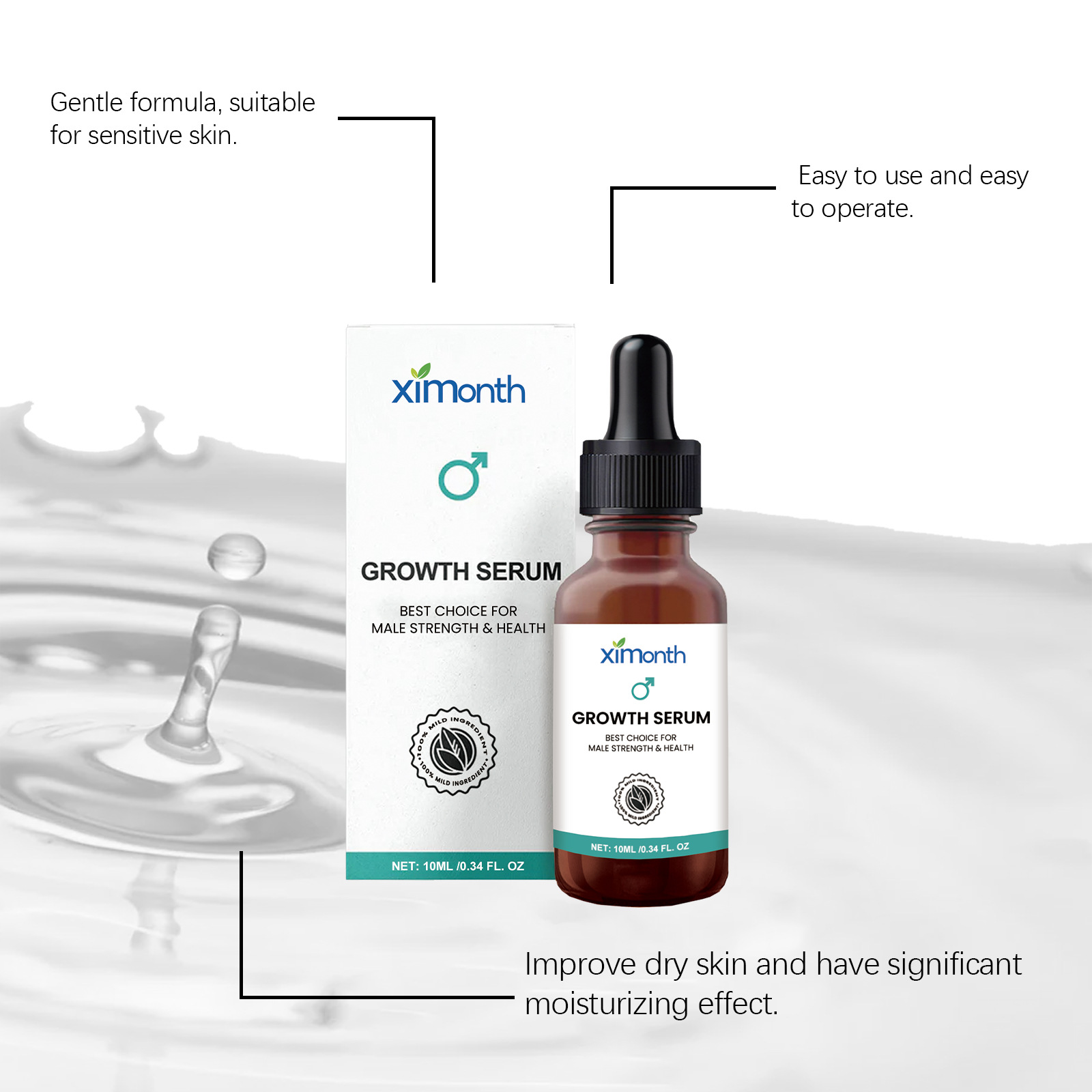 Örtbaserat massageserum för män kroppsvård styrka och hälsa_voghion.com