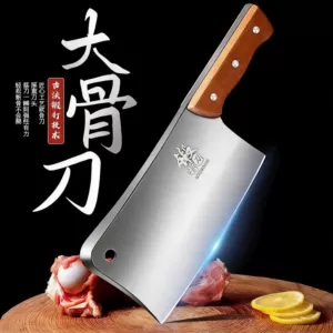 Измельчитель ручной ковки, кухонный нож двойного назначения для измельчения костей, бытовой кухонный нож из нержавеющей стали, сверхбыстрая ковка лезвия ножа
