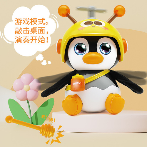 Shifeng Genuine Children's Intelligent Penguin Buzzing Early Education Opportunity to Talk and Learn Tongue Doll Enlightenment Soothing Gift Toy