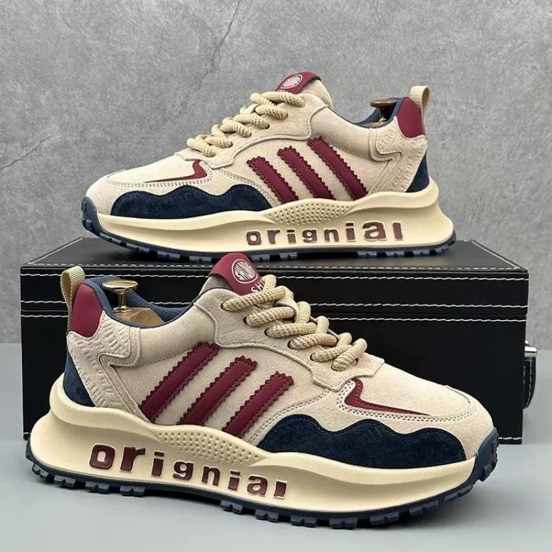 Один из поколения в поколение 2025 обувь марки Agan для мужчин новый стиль удобная дикая повседневная обувь мягкая подошва нескользящая и износостойкая обувь отца