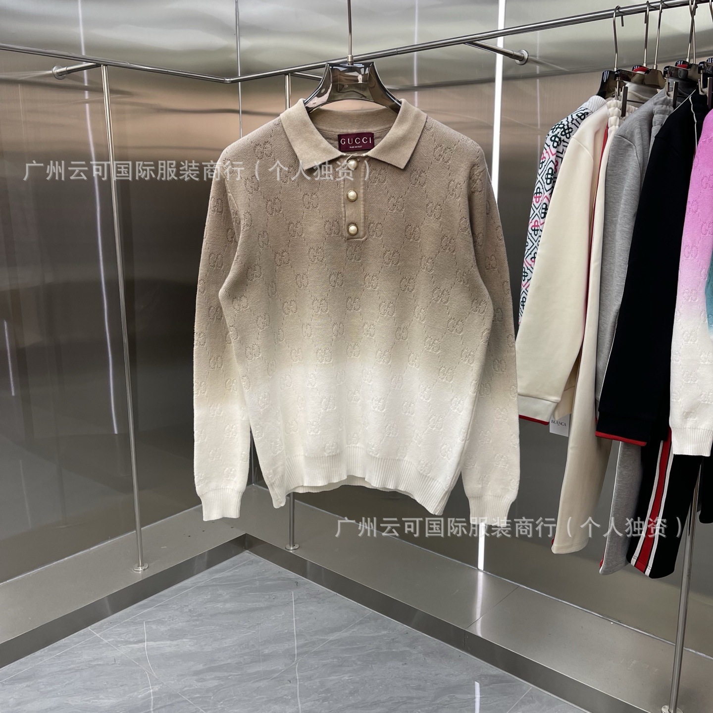 Gucci Sweater GG Logo Ombre
