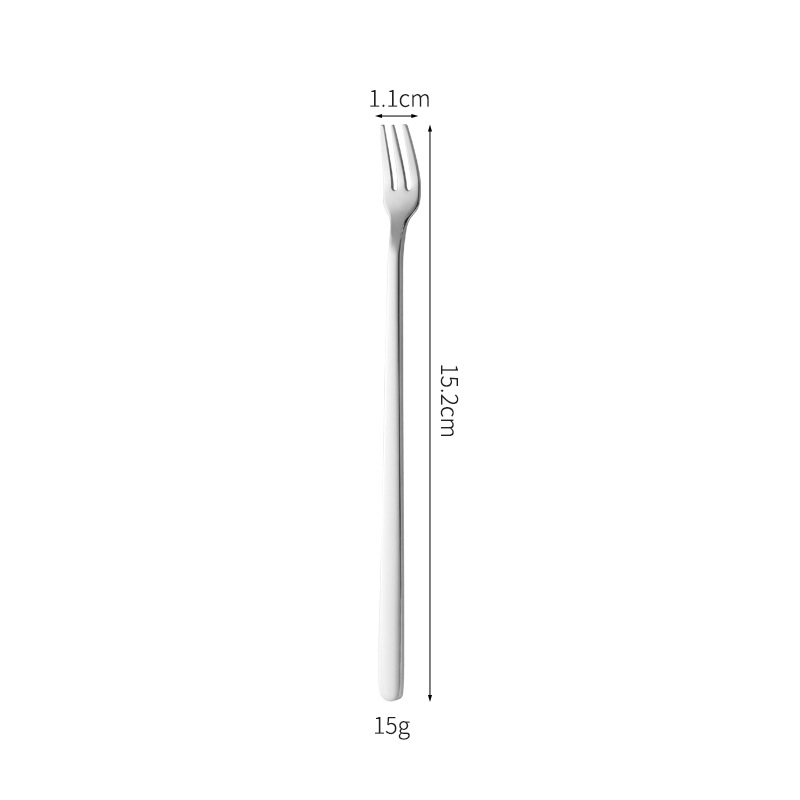 304-15cm 스퀘어 헤드 포크(내츄럴 컬러)