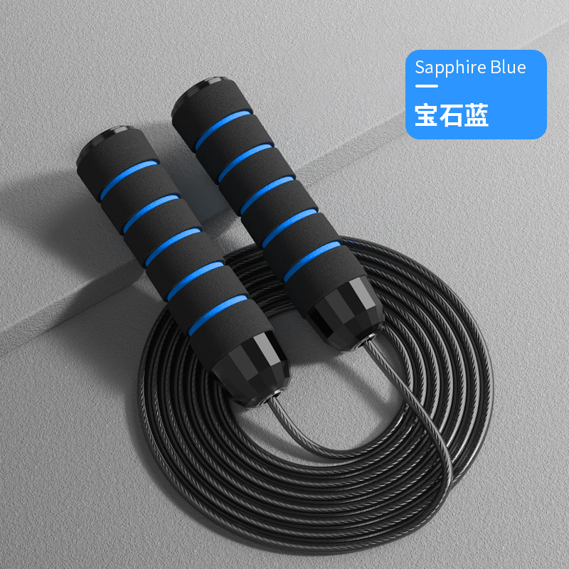 사파이어 블루/전체 길이 3m ——강철 와이어 로프