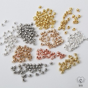 14K Gold-Filled Accessories Positioning Buckle Card Wire Buckle Pearl Bracelet Necklace Finishing Fixed Buckle Snap DIY Jewelry Material