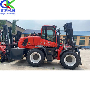 Multi-Terrain Cargo Transport Off-Road Forklift Road Construction Cargo Loading and Unloading Forklift Factory Transportation Equipment