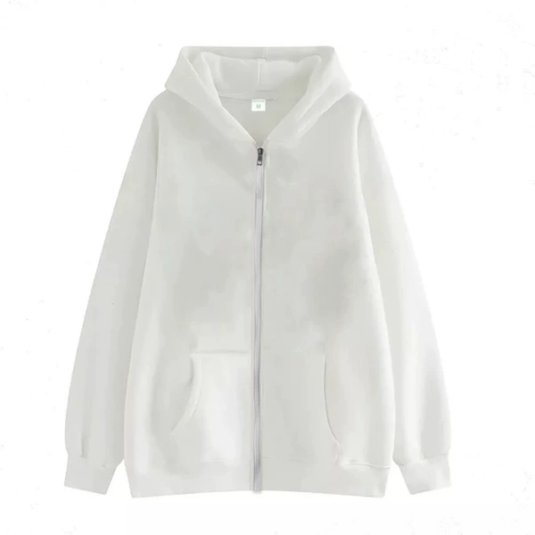 White (short zipper)