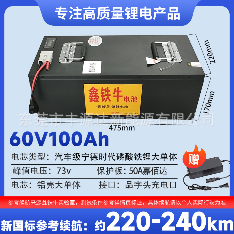 48v宁德电动车锂电池60v磷酸铁72v两三轮车外卖电瓶车电池电摩|undefined