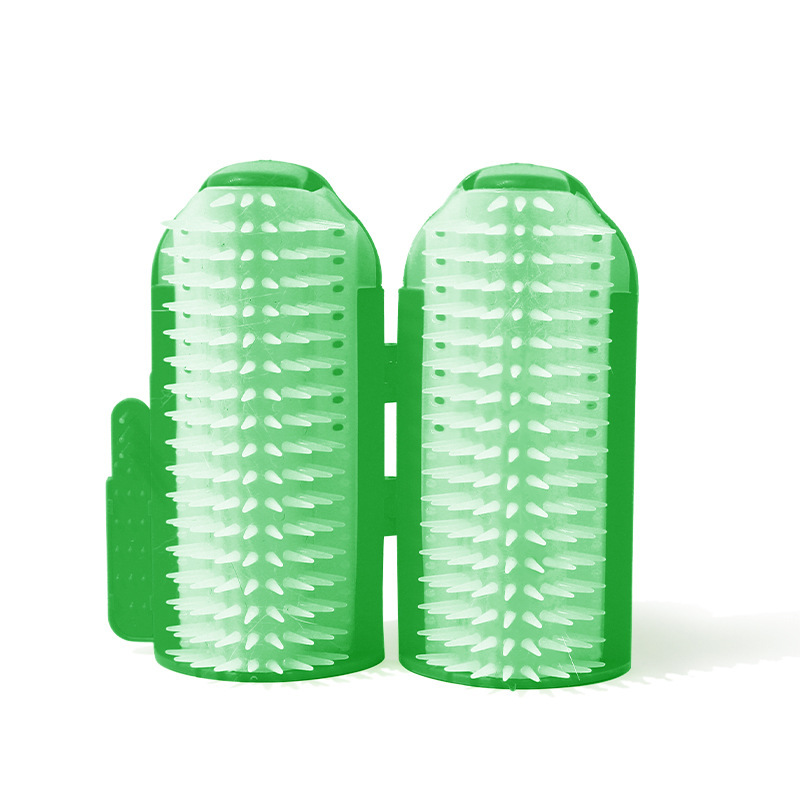 Gato esquina de la pared de la pelo de frotar, pellizco de pellizco, artefacto mágico de masaje para mascotas, cepillo de pellizco flotante, artículos para mascotas