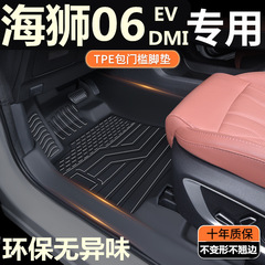 TPE包门槛25款比亚迪海狮06EV脚垫 海狮06DMI专用全包围汽车脚垫