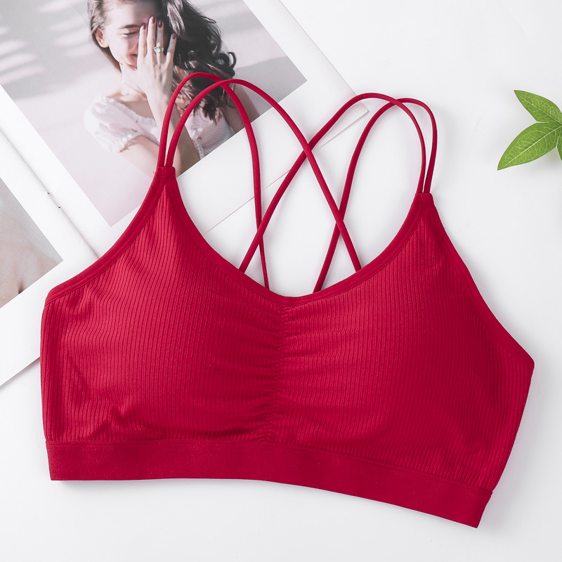 Transfronterizos europeos y estadounidenses sexy ropa interior de cinturón pecho pequeño delgado back bra para reunir ropa interior anti-caída al por mayor