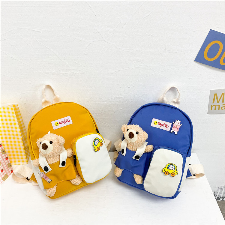 Wholesale Cartoon Clashing Color Bear Doll Backpack Nihaojewelry display picture 17