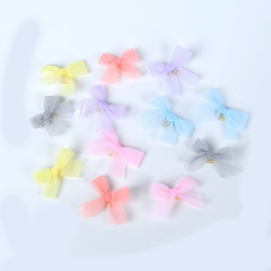 Новый сетчатый галстук в Корейском стиле Маленький бант Товары для домашних животных Головные уборы для собак Цветочная голова Цветок Йорк Ся Тай