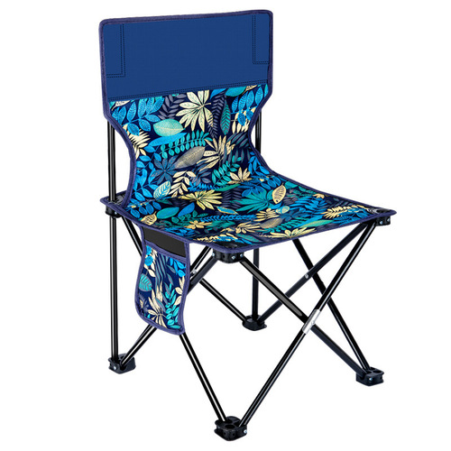 Outdoor camping folding chair art sketch chair beach picnic leisure chair beach fishing stool
