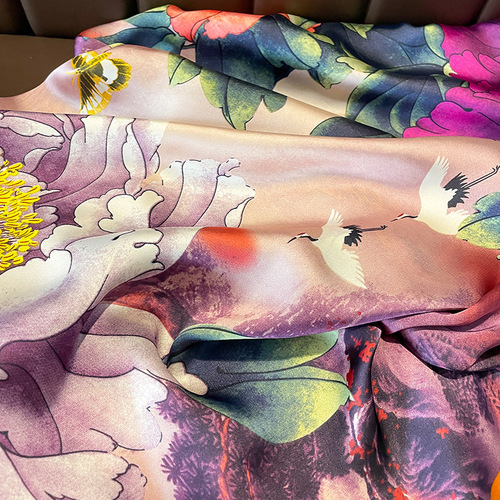  new fashion imitation silk fashionable scarf women's silk scarf summer sun protection beach towel large shawl printing