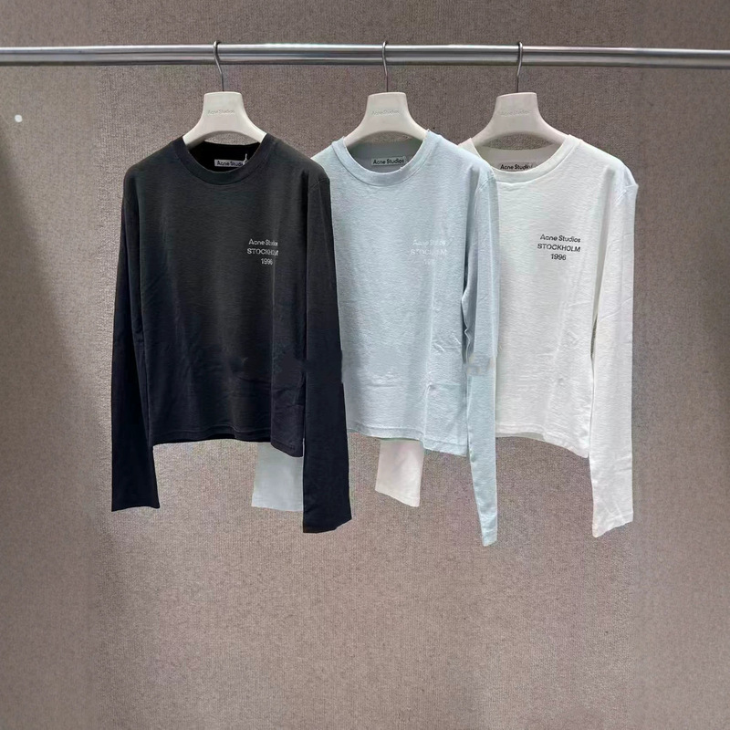 In-stock Nanyou High-Quality 26s Early Autumn New 1996 Small Letter Breathable Printed Round Neck Slim Fit Regular Shoulder Long Sleeve T-shirt for Women In-stock Nanyou High-Quality 26s Early Autumn New 1996 Small Letter Breathable Printed Round Neck Slim Fit Regular Shoulder Long Sleeve T-shirt for Women