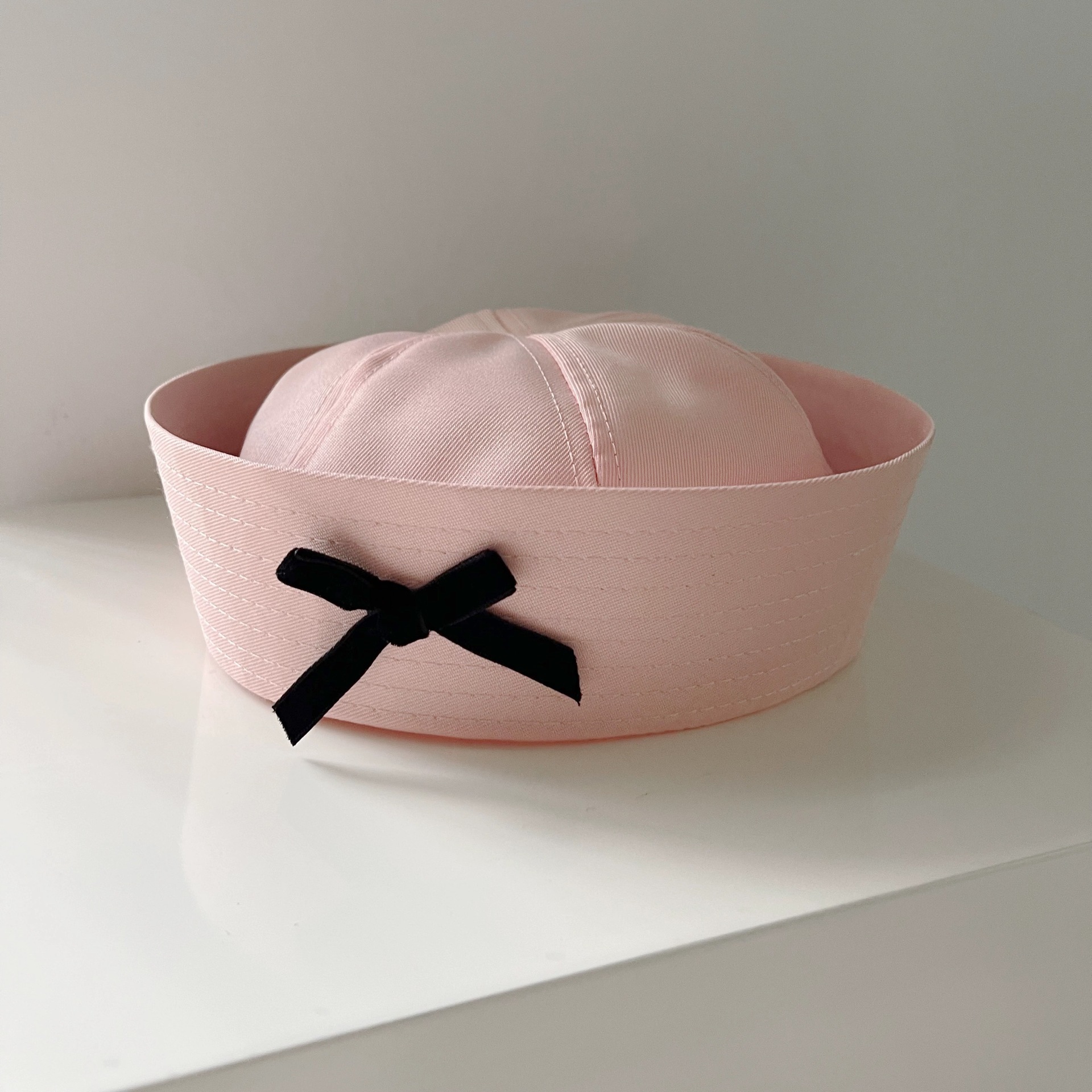 126g Weight A sailor's cap Hats Type Holiday, Travel Occasion Polyester Material Bow Knot Pattern All Seasons Season Women's Gender Cute Style Flat Eaves Rim Women's Cute Bow Knot Flat Eaves A Sailor's Cap 3