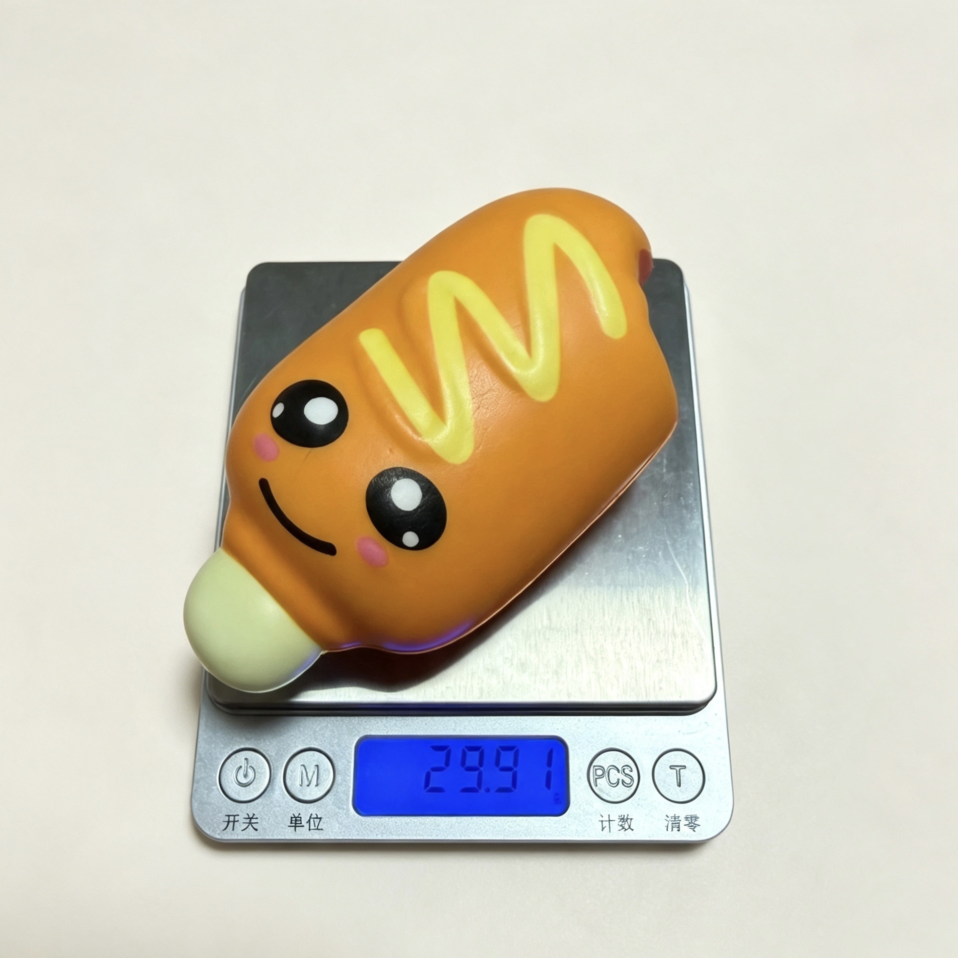 Nuevos productos de venta caliente simulación bocadillos hot dog donuts helado rebote lento pellizco de compresión juguete fábrica de cabello recto image 5