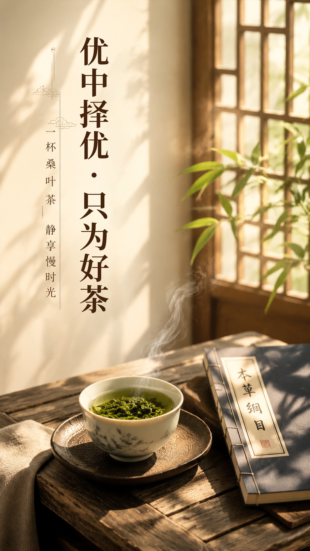 Premium Mulberry Leaf Tea Sang Ye Ye Dried Whole Leaves Loose Herbal Tea 500g key features