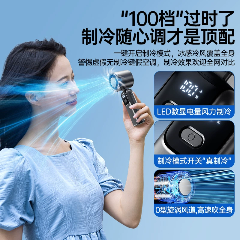 Handheld high speed folding air fan, (Cross-border trading)