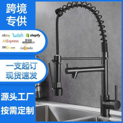 国境を越えた台所のステンレススプリングは蛇口の洗面器の水槽の2つの水のステンレスの冷熱の多機能を引き出します。