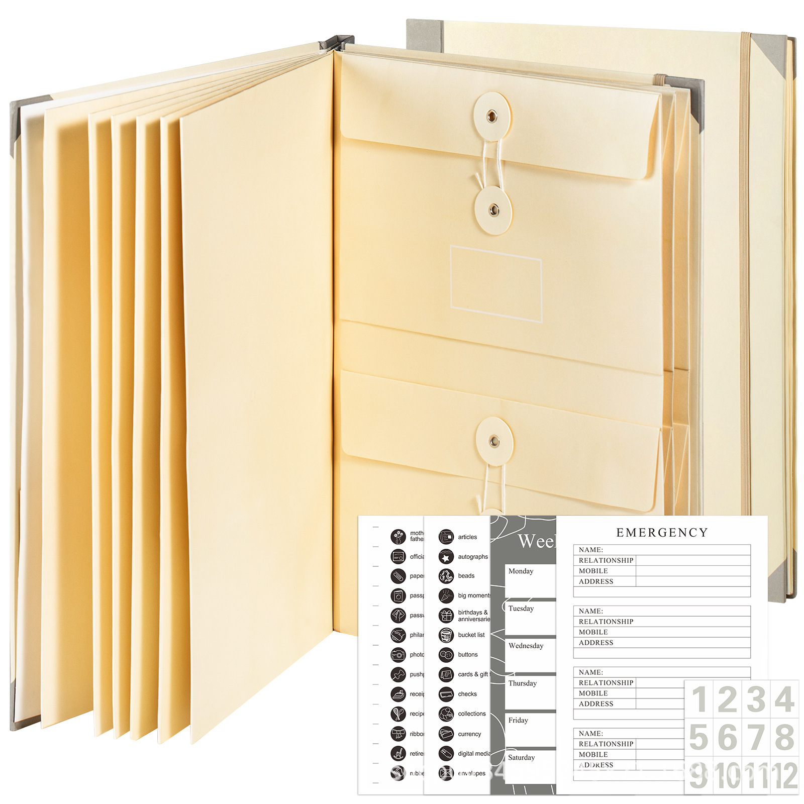 오르간 폴더-카키