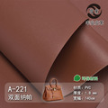 环保现货1.8MM纳帕纹双面革PVC皮革厂人造革批发桌垫餐垫包包面料