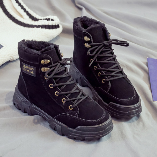 Women's Snow Boots - New  Autumn/Winter Short Boots - Warm and Cozy - Anti-pilling and Thickened Warm Martin Boots