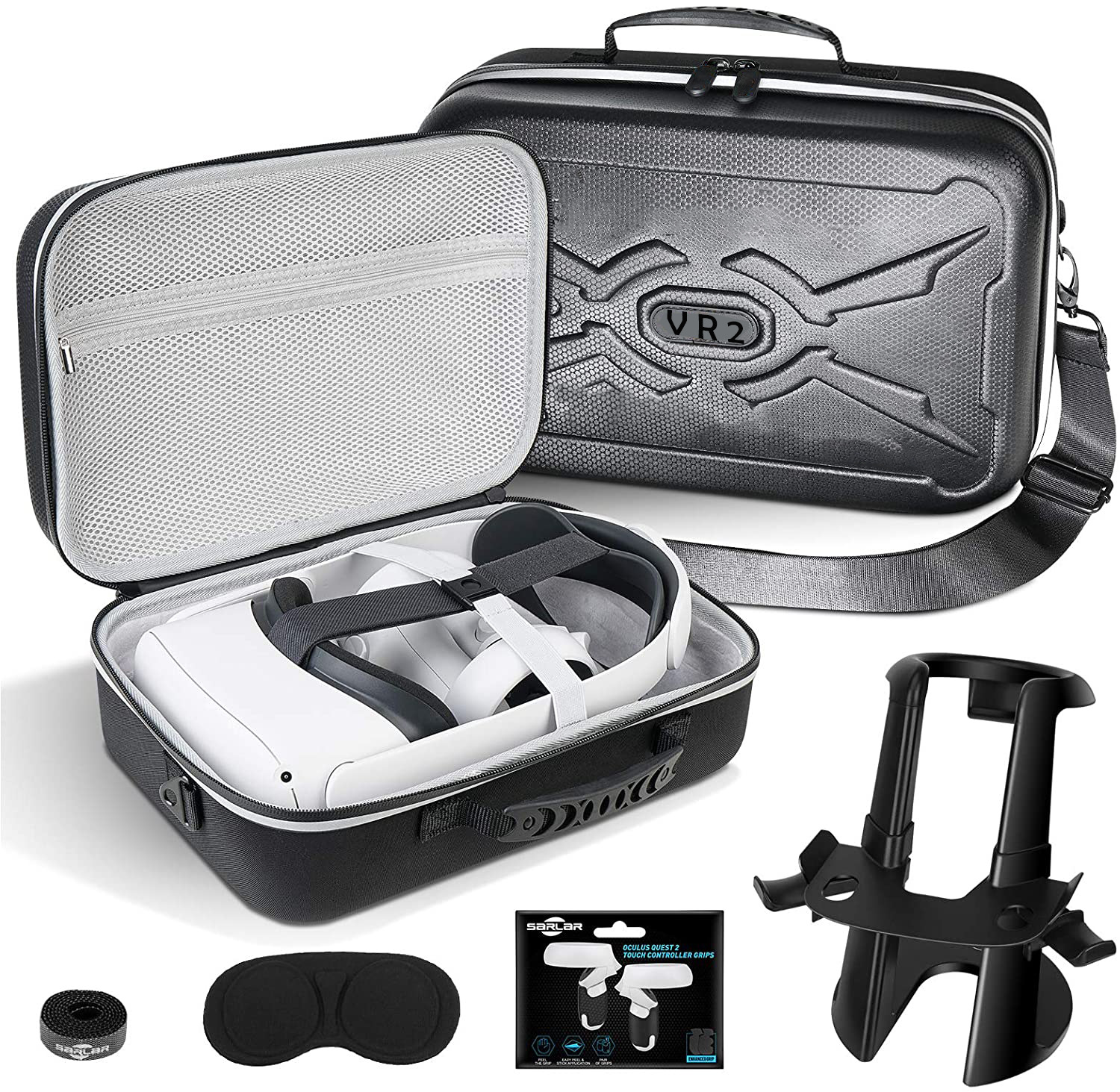 VR眼镜便携包适用于OculusQuest2Elite收纳包户外手提箱硬质抗压