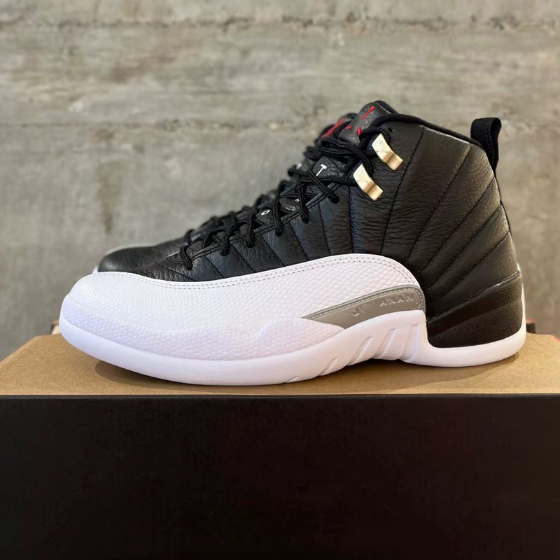 Pure Original Aj12 High-Top Replica Retro Basketball Shoes Non-Slip Shock-Absorbing Wear-Resistant Men's Large Size Casual Sports Shoes
