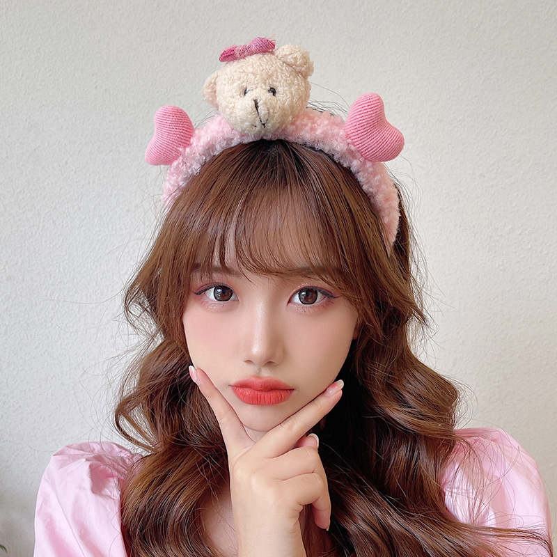 Hermoso peluche lavado de la cara para las mujeres 2025 nuevo uso de máscaras especiales para las mujeres de cabello rotas de cabello de presión para el cabello tarjeta de cabeza