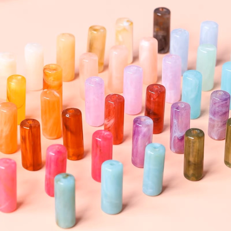 24g Weight Beads Jewelry Making Type DIY Jewelry Accessories Classification 20 PCS/Package Quantity Acrylic Material Gradient Color Pattern Simple Style Style 20 PCS/Package Arylic Gradient Color DIY Jewelry Accessories Beads 4