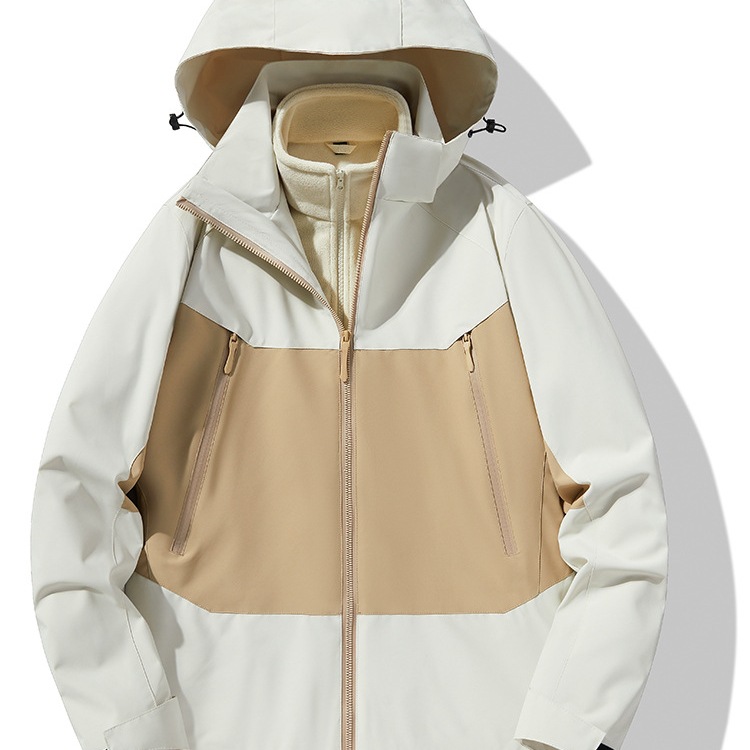 Removable demi-season travel windproof waterproof climbing jacket…